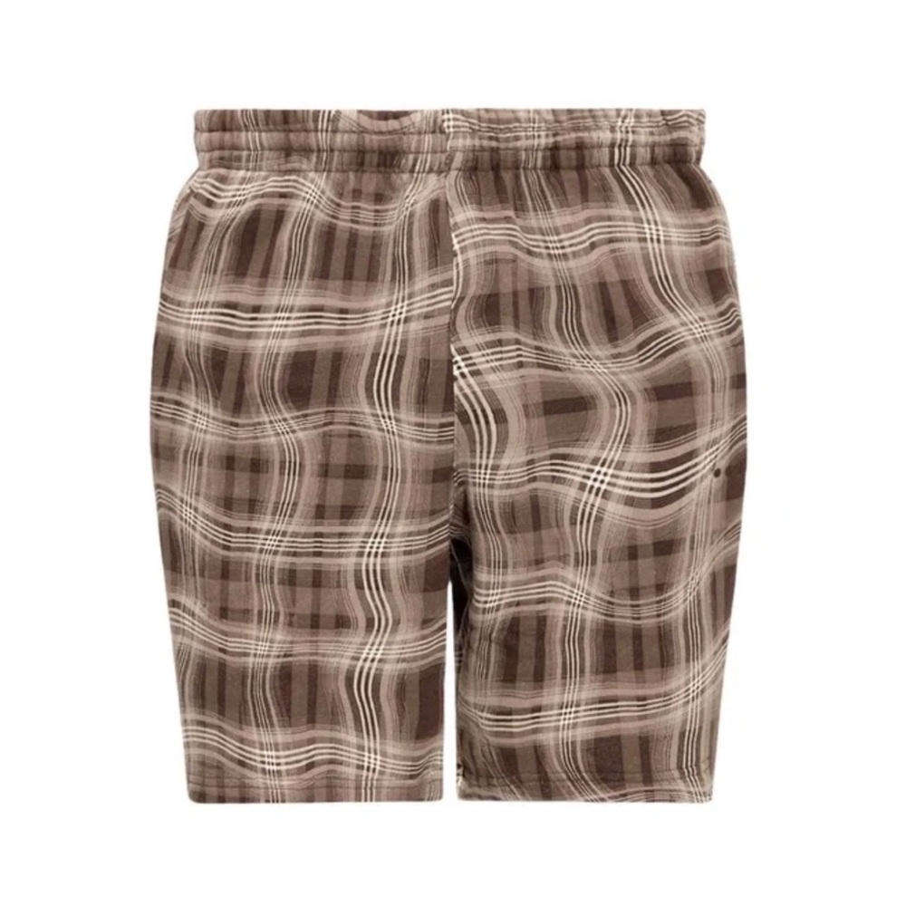 ADIDAS • Chalky Brown Reveal Allover Plaid Shorts • Size Men’s Medium